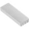 MAUL solidmagneten, 54 x 19 mm, 10 stuks, wit
