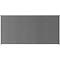 MAUL standard prikbord, textiel, 900 x 1800 mm, grijs