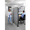 MAUL Stellwandsystem MAULcocoon Akustik, B 1000 x H 1800 mm, dunkelgraue Oberfläche, anthrazit