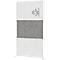 MAUL Système de cloisons MAULconnecto, 2 x feutre acoustique clair, 1 x feutre acoustique foncé, fixation velcro, pied, H 1800 x L 1000 mm, blanc
