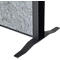 MAUL Système de cloisons MAULconnecto, 2 x voile acoustique foncé, 1 x voile acoustique clair, fixation velcro, pied, H 1800 x L 1000 mm, anthracite