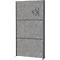 MAUL Système de cloisons MAULconnecto, 3 x voile acoustique gris foncé, fixation velcro, pied, H 1800 x L 1000 mm, anthracite