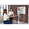 MAUL tableau blanc MAULpro, 900 x 1200 mm, avec rails magnétiques, surface laquée,