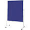 MAUL Tableau d'animation Pro, L 1200 x H 1500 mm, tableau blanc/textile, bleu