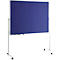 MAUL Tableau d'animation Pro, L 1200 x H 1500 mm, tableau blanc/textile, bleu