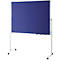 MAUL Tableau d'animation Pro, L 1200 x H 1500 mm, tableau blanc/textile, bleu