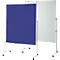 MAUL Tableau d'animation Pro, L 1200 x H 1500 mm, tableau blanc/textile, bleu