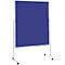 MAUL Tableau de conférence Pro, L 1200 x H 1500 mm, textile/textile, bleu
