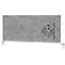 MAUL Tisch-Trennwand MAULconnecto, Akustikvlies 4000 g/m², Aluminiumprofil, B 1200 x H 500 mm, Akustik dunkelgrau, weiß