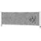 MAUL Tisch-Trennwand MAULconnecto, Akustikvlies 4000 g/m², Aluminiumprofil, B 1600 x H 500 mm, Akustik dunkelgrau, silber