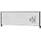 MAUL Tisch-Trennwand MAULconnecto, Akustikvlies 4000 g/m², Aluminiumprofil, B 1600 x H 500 mm, Akustik hellgrau, anthrazit