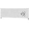MAUL Tisch-Trennwand MAULconnecto, Akustikvlies 4000 g/m², Aluminiumprofil, B 1600 x H 500 mm, Akustik hellgrau, silber