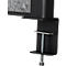 MAUL Tisch-Trennwand MAULconnecto Uplight, LED-Beleuchtung, 1200 x 500 mm, anthrazit