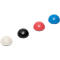 MAULmagneet MAULpro Recycling, halve bol, kleefkracht tot 0,6 kg, Ø 30 x H 20 mm, 85% gerecycled kunststof, gelakt, geassorteerde kleuren, 10 stuks