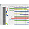 MAULoffice tableau de planning annuel, magnétique , visualisation de 12 mois, 120 x 90 cm