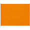 Rectangular orange object with a white frame.