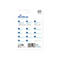 MediaRange - Flash-Speicherkarte - 16 GB - Class 10 - SDHC - Blau