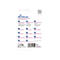 RÃ¼ckseite einer Micro SDHC Speicherkarte mit Produktinformationen, Logos und Barcode.