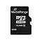 Schwarze microSD-Karte mit Aufschrift MediaRange, Micro SDHC, Class 10, 32GB.