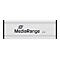 Clé USB MediaRange argentée avec logo et texte 8 Go.