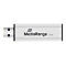 Clé USB argentée de la marque MediaRange avec une capacité de stockage de 64 Go.