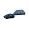 MediaRange MROS104 - Tastatur-und-Maus-Set - kabellos - QWERTY - GB - Grau, Schwarz