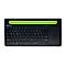 MediaRange MROS131 - Tastatur - kompakt - mit Touchpad, Telefonhalter - kabellos - Bluetooth 5.0