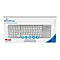 MediaRange MROS133 - Tastatur - klappbar - mit Touchpad - kabellos - Bluetooth 3.0