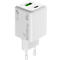 MediaRange Quick Charge Schnellladeadapter MRMA113-2, 45 W, Eurostecker, 1 x USB-C und 1 x USB-A, weiß