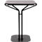 Meet by Paperflow Bistrotisch, Stahlgestell mit Metall-Platte, mit Standfuß, B 600 x T 600 x H 750 mm, schwarz