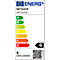 Energielabel mit Buchstaben A bis G, G ist rot. Oben steht ENERG. SEYNAVE LAMPE LED BLOGG. 5 kWh/1000h, QR-Code.