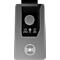 Gray rectangular device with controls: A rotary knob at the top and three icons for time delay, CCT, and on/off. A wireless charging symbol is at the bottom.
