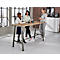 Meeting Point hoge tafel, rechthoekig, frame met A-poot, B 1750 x D 680 x H 1042 mm, knoestig eiken/antraciet