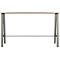 Meeting Point hoge tafel, rechthoekig, frame met A-poot, B 1750 x D 680 x H 1042 mm, knoestig eiken/antraciet