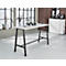 Meeting Point hoge tafel, rechthoekig, frame met A-poot, B 1750 x D 680 x H 1042 mm, wit/antraciet