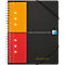 Meetingbook Oxford International A5+, double reliure spirale, quadrillé, 80 feuilles, comp. SKRIBZEE®, 5 pces