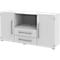 Mehrzweckschrank TEQSTYLE, B 1400 x T 419 x H 740 mm, weiß/weiß