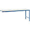 Mesa de extensión Manuflex UNIVERSAL especial, tablero melamina, 2000x1000, azul brillante