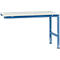 Mesa de extensión Manuflex UNIVERSAL estándar, tablero melamina, 1500x1000, azul brillante