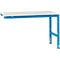 Mesa de extensión Manuflex UNIVERSAL estándar, tablero melamina, 1500x1000, azul luminoso