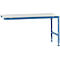 Mesa de extensión Manuflex UNIVERSAL estándar, tablero plástico, 1750x1000, azul brillante