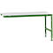 Mesa de extensión Manuflex UNIVERSAL estándar, tablero plástico, 1750x1000, verde reseda