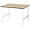 Mesa de trabajo, tablero MDF, An 1250 x P 1000 x Al 760-1080 mm