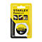 Mètre ruban original Stanley PowerLock 3 mètres dans un emballage blister jaune avec caractéristiques.