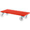 Meubelroller 100 K1, rood, 2 stuks
