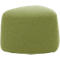 Meubles rembourrés Leyform GOGO Pouf, petit, ovale, L 550 x P 515 x H 440 mm, avec patins, revêtement tissu, vert clair