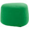 Meubles rembourrés Leyform GOGO Pouf, petit, ovale, L 550 x P 515 x H 440 mm, avec patins, revêtement tissu, vert