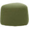 Meubles rembourrés Leyform GOGO Pouf, petit, ovale, L 550 x P 515 x H 440 mm, avec patins, revêtement tissu, vert mousse