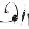 Micro-casque SC 230 USB MS II Sennheiser, relié par câble/monaural, certifié pour Skype, arceau de tête ajustable