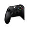 Schwarzer Xbox-Controller auf weißem Hintergrund. Er hat farbige Knöpfe, zwei Analog-Sticks und ein Steuerkreuz.